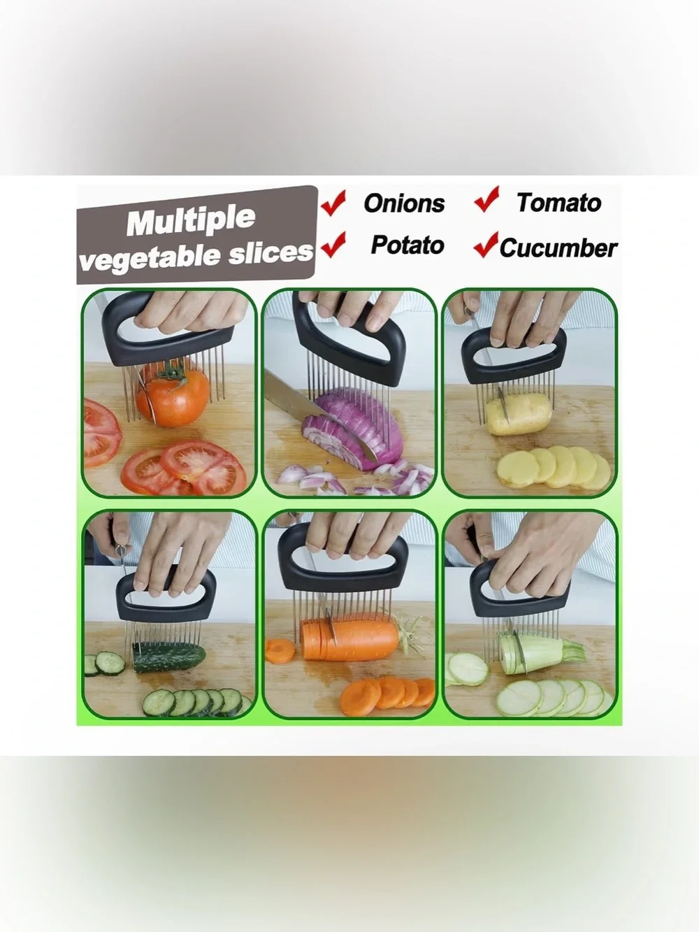 Large Onion Slicer & Meat Tenderizer, Kitchen Cooking Tool